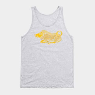 Scythian wild boar at a gallop - timeless abstraction Tank Top